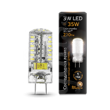 Лампа светодиодная GY6.35 AC85-265V 3Вт капсульная 2700К тепл. бел. GY6.35 230лм 150-265В GAUSS 1077