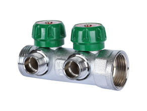 SMB-6850-011202 STOUT Коллектор регулирующий 1", 2 отвода 1/2"