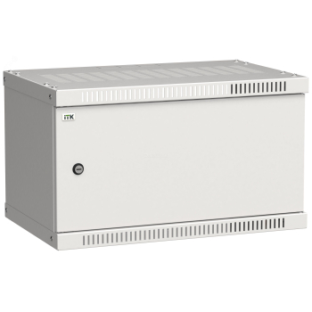 Шкаф LINEA WE 6U 600x450мм дверь металл сер. ITK LWE3-06U64-MF