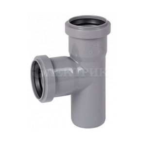 Тройник 87,5 град 40-40 вн,канализ(190/10) VALFEX