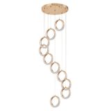 Подвесная светодиодная люстра Arte Lamp Montana A7777SP-10GO