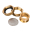 SDG-0017-004023 STOUT Стальной распределительный коллектор 2(3) отопительных контура. В теплоизоляции DN 25