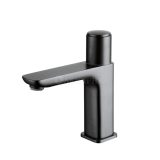 Смеситель для умывальника с инновационным управлением Push Control, графит, Slide, IDDIS, SLIGMBTi01 IDDIS SLIGMBTi01