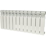 ROMMER Profi BM 350 (BI350-80-80-130) 12 секций радиатор биметаллический (RAL9016)