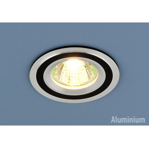 Алюминиевый точечный светильник 5305 хром/черный