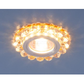 Точечный светодиодный светильник с хрусталем 6036 MR16 GD золото