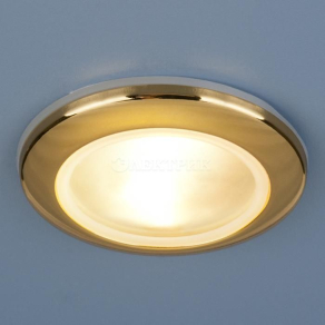 Влагозащищенный точечный светильник 1080 MR16 GD золото