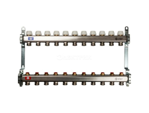 SMS 0922 000011 STOUT Коллектор из нержавеющей стали без расходомеров 11 вых.