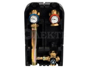 SDG-0002-002501 STOUT Насосная группа с термостатическим смесительным клапаном 1" без насоса