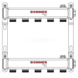 RMS-4401-000004 ROMMER Коллектор из нержавеющей стали для радиаторной разводки 4 вых.