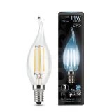 Лампа светодиодная Black Filament Свеча на ветру E14 11Вт 4100К Gauss 104801211