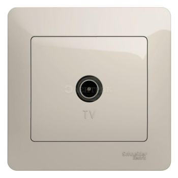 Коннектор TV антенны Glossa в сборе молоч. SchE GSL000996