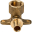 SFA-0009-001612 STOUT Угольник настенный с креплением 16xRp 1/2" для труб из сшитого полиэтилена аксиальный