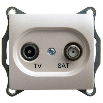 Механизм розетки TV-SAT Glossa 1DB оконечной перламутр SchE GSL000697