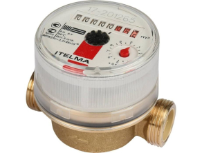 WFW20.D080 (49547) ITELMA Счетчик горячей воды WFW20.D080 Ду=15мм, L=80мм