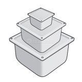 Коробка протяжная У-995 У2 IP54 грунт с уплотнителем (00000001166)