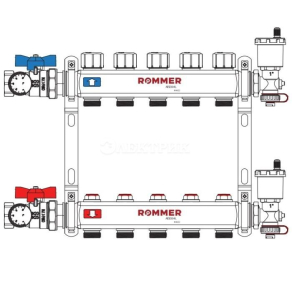 RMS-3210-000002 ROMMER Коллектор из нержавеющей стали в сборе без расходомеров 2 вых.