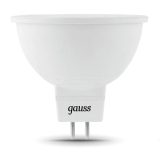 Лампа светодиодная Black 5Вт MR16 3000К тепл. бел. GU5.3 500лм GAUSS 101505105