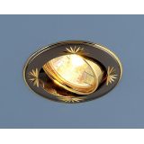 Точечный светильник 104A GU/GD черный / золото
