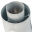 SCA-6010-000090 STOUT Элемент дымохода отвод коаксиальный 90°  DN60/100, п/м уплотнения и хомут в комплекте (с логотипом)