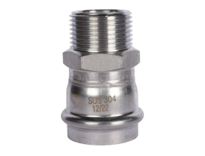 RSS-0021-000351 ROMMER Переходник ВПр-НР, 35х1, из нержавеющей стали прессовой