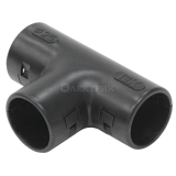 Тройник открывающийся TI25G черн. ИЭК CTA10D-TIG25-K02-025