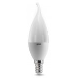 Лампа светодиодная Tailed 6.5Вт свеча 2700К тепл. бел. E14 520лм 150-265В GAUSS 104101107