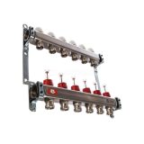 SMS 0917 000006 STOUT Коллектор из нержавеющей стали с расходомерами 6 вых.