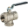 SVF 0001 000025 STOUT Кран шаровой с фильтром 1