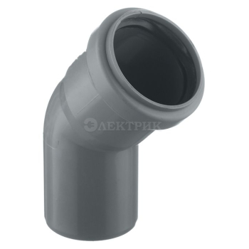 Отвод 45 град- 50мм вн,канализ(350) VALFEX
