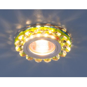 Точечный светодиодный светильник с хрусталем 6036 MR16 MLT мульти