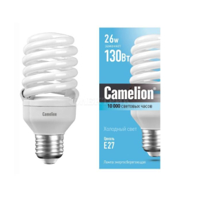 Лампа люминесцентная компакт. LH FS T2 M 26Вт/842/E27 220В Camelion 10588