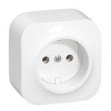 782210  Розетка 2К без шторок - 16 A - 250 В~ - Quteo IP 20 - Белый