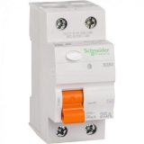 Выключатель дифференциального тока (УЗО) 2п 25А 30мА тип AC ВД63 Домовой SchE 11450