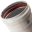 SCA-0080-010125 STOUT Элемент дымохода DN80 труба 125 мм п/м с ревизионным патрубком