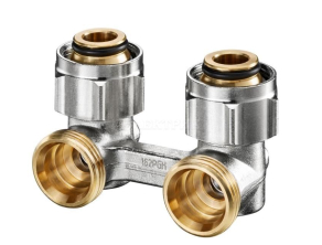 Oventrop Multiflex F 3/4"НРх3/4"НГ Узел нижнего подключения угловой
