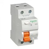 Выключатель дифференциального тока (УЗО) 2п 16А 10мА тип AC ВД63 Домовой SchE 11454