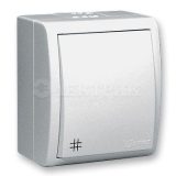 Выключатель проходной c 3-х мест ОП Simon15 IP54 бел. 1594251-030