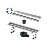 Комплект TECElinus для монтажа дренажного канала 2 в 1, с основой для плитки “tile” и “steel”, с мембраной 900 мм, 15103099 TECE