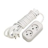 Удлинитель 2х3м без заземл. 10А IP20 MAKEL MGP103