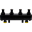 SDG-0018-004002 STOUT Стальной распределительный коллектор 2 отопительных контура с гидравлическим разделителем DN 25