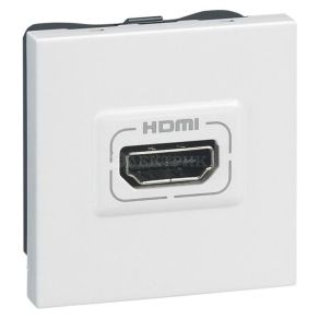 078768  Аудио- и видеорозетка - Программа Mosaic - HDMI - 2 модуля - белый