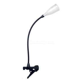 Светильник 12LED KD-763 С01 настол. прищепка 230В 2Вт бел. LED Camelion 11041