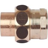 14340281 Sanha 4340g сгон ВП-ВР, бронза, самоуплотняющийся 28x1, для медных труб под пайку