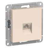 Механизм розетки телефонной 1-м СП AtlasDesign RJ11 беж. SchE ATN000281