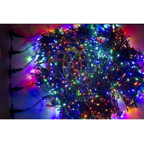 Гирлянда "КЛИП ЛАЙТ" 5 нитей х20м 665LED 40Вт 24В IP54 (с трансф.) мульти. NEON-NIGHT 323-509