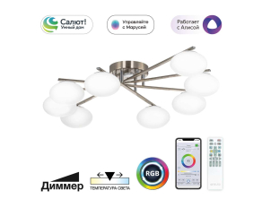 Потолочная светодиодная люстра Citilux Atman Smart CL226A181