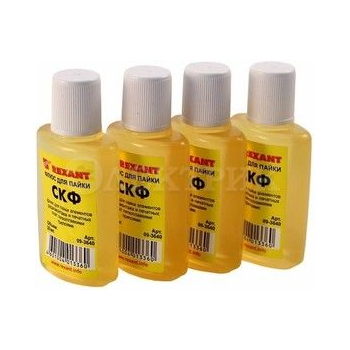 Флюс для пайки СКФ спирто-канифольный 30мл Rexant 09-3640