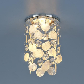 Встраиваемый точечный светильник 7097 хром/прозрачный (CH/WH)