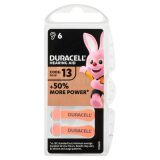 Элемент питания ZA13-6BL для слуховых аппаратов (блист.6шт) Duracell Б0039180